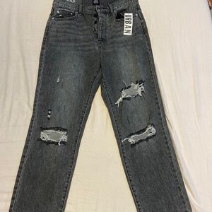 Urban black washed jeans